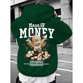 [Trendy Red Hoodie] Trendy Men's Red Hoodie with 