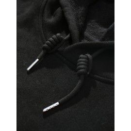 [Trendy Red Hoodie] Trendy Men's Red Hoodie with 