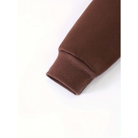 [4pcs Tatoris Print Sweater Set] 4pcs Men's Tatoris Print Sweater Set | Fashionable & Casual Drawstring Hooded Sweaters | Comfortable Long-Sleeved for Autumn & Winter