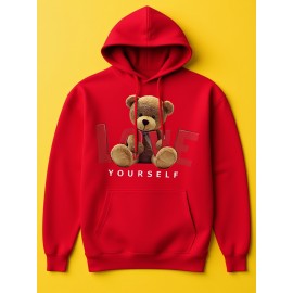 Men'S Casual Hooded Sweatshirt with 