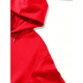 [Trendy Red Hoodie] Trendy Men's Red Hoodie with 