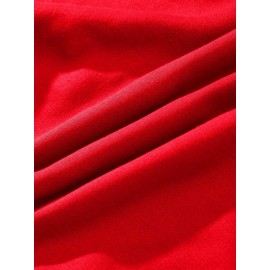 [Trendy Red Hoodie] Trendy Men's Red Hoodie with 