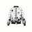 Men's Sporty Starry Sky Print Jacket - Polyester, Zip-Up Baseball Collar with Pockets, Machine Washable - Perfect for Spring/Fall