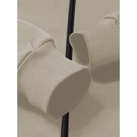 Men's African Tribal Art Print Slim-Fit Bomber Jacket - Black Zip-Up Stand Collar Streetwear Coat with Pockets, Machine Washable Polyester for Autumn/Winter Casual Wear, Sleek Knit Texture