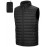[Windproof Vest] Lightweight High Quality 33,000ft Men's Windproof Insulated Vest | Packable Stand Collar Sleeveless Jacket for Golf Running Tennis, Machine Washable Nylon-Lined Winter Outerwear, Casual Winter Wear